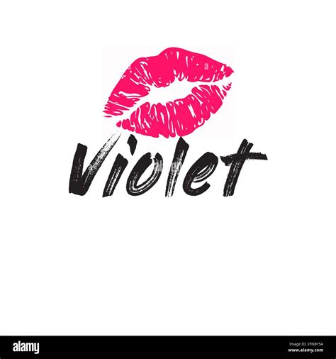 Violet Girl Name Stock Photo Alamy