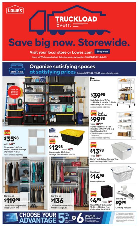 Lowes Weekly Ad Dec Jan Weekly Ads World All