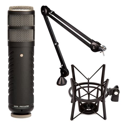 Rode Procaster Dynamic Vocal Broadcast Microphone With Psa1 Arm And