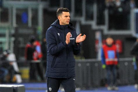 Bologna Cremonese Thiago Motta Idea Europa Penso Ai Grigiorossi