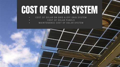 Average solar panel installation cost ~ The Power of Solar: Energize ...