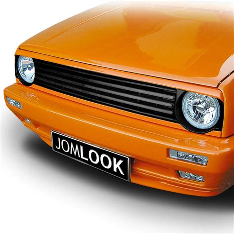 Решетка без емблема Голф 2 черна мат 2 фара VW Golf mk2 Нова с. Нови ...