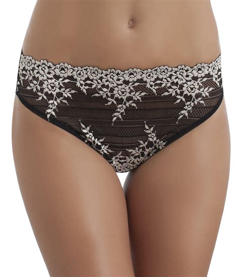 Wacoal Embrace Lace Hi Cut Brief Panty In Black Lyst Hot Sex Picture