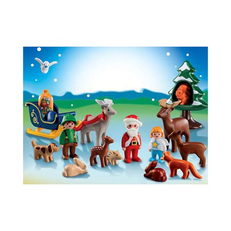 K B Playmobil Julekalender Jul I Skoven Nr