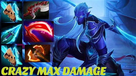 CRAZY MAX DAMAGE PHANTOM ASSASSIN INTENSE COUP DE GRACE GAMEPLAY