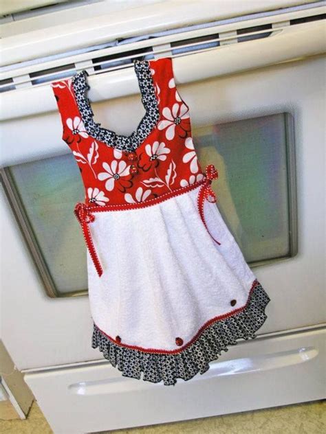 Towel Dress Towel Pattern Kitchen Towels Crafts