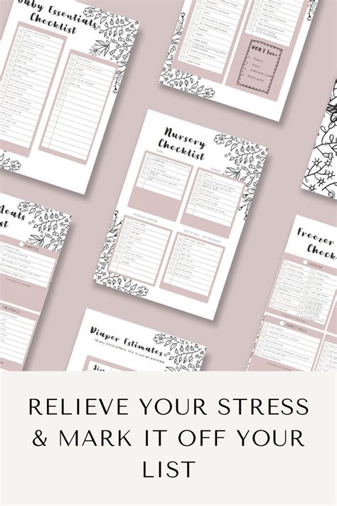 Baby Essentials Checklist Printable, Newborn Checklist, Nursery ...
