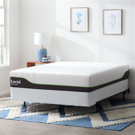 Amazon Lucid Inch Latex Hybrid Mattress And High Profile Inch