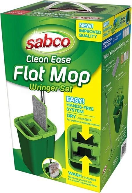 Sabco Clean Ease Flat Mop Wringer Set Offer At BIG W