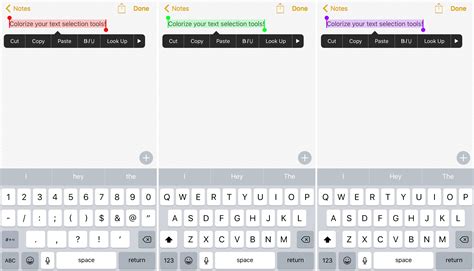 Colorize Your Iphones Cursor And Text Selection Tools With Moose
