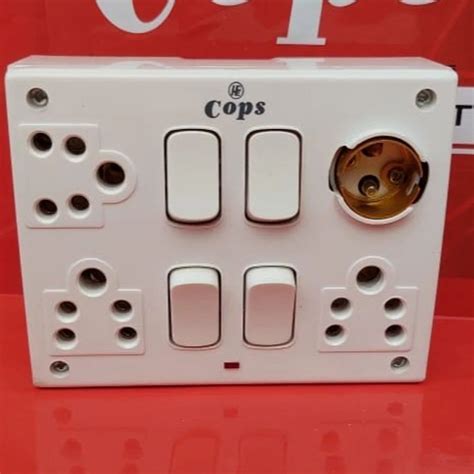 6a 4m Modular Switch Socket Combination Plastic At ₹ 80 In New Delhi