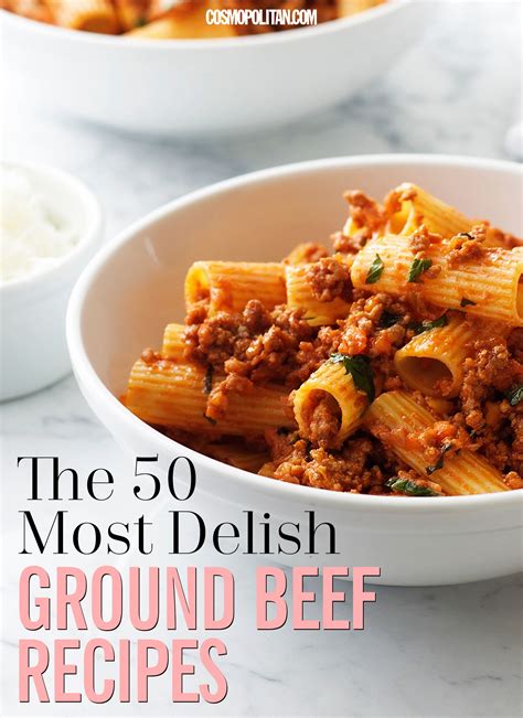 The 50 Most Delish Ground Beef Recipes | Ground beef recipes, Recipes