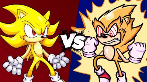 Mugen Battle Super Sonic Vs Fleetway Sonic Youtube