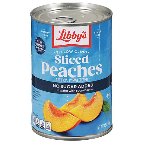 Libby S Peaches Sliced Yellow Cling 14 5 Oz Peaches Riesbeck