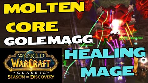 Golemagg Healing Mage Pov Season Of Discovery Molten Core Phase 4