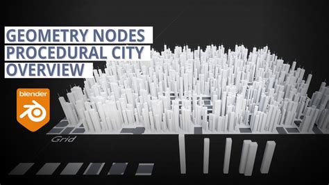 Procedural City With Blender And Geometry Nodes Youtube