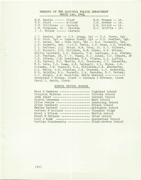 Exploring the history of Gastonia Police Department and its work 14