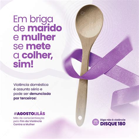Briga De Marido E Mulher Ninguém Mete A Colher - Agosto Lilás En Briga de Marido e Mulher se Mete a Colher, Sim Social ...