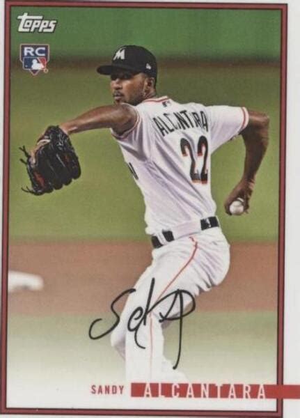 Topps On Demand Rookie Year In Review Sandy Alcantara Rc