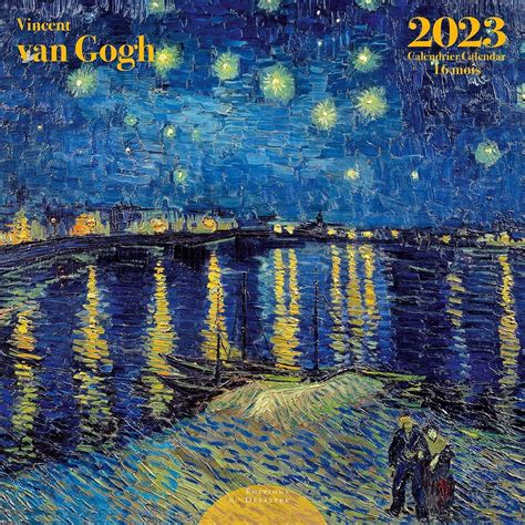 Vincent Van Gogh Calendario Da Parete 30 X 30 Cm Amazon It