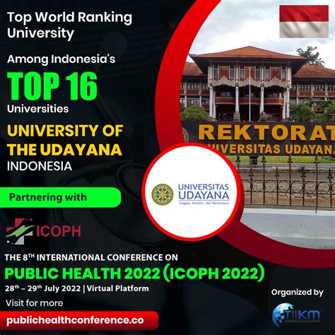 The Udayana University Academic Partnering With Icoph 2022