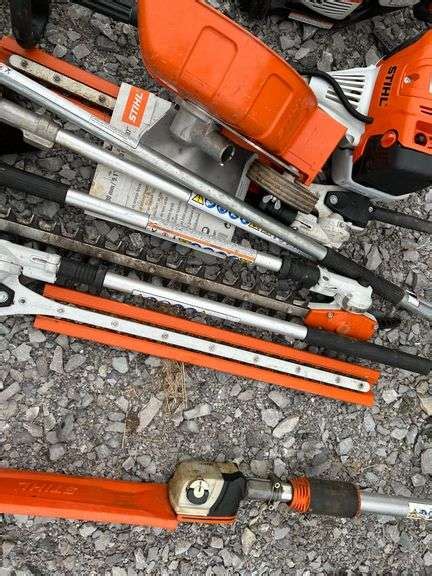 STIHL KM91R KOMBI SYSTEM & ATTACHMENTS - EK Auctioneers LLC