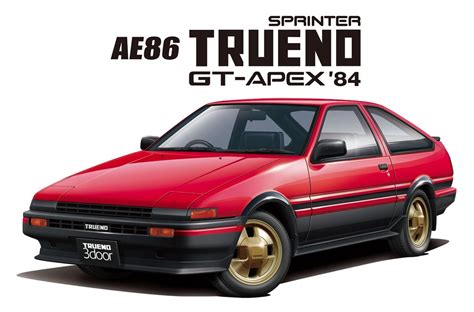 Toyota Ae86 Sprinter Trueno Gt Apex 1984 Aoshima 05594