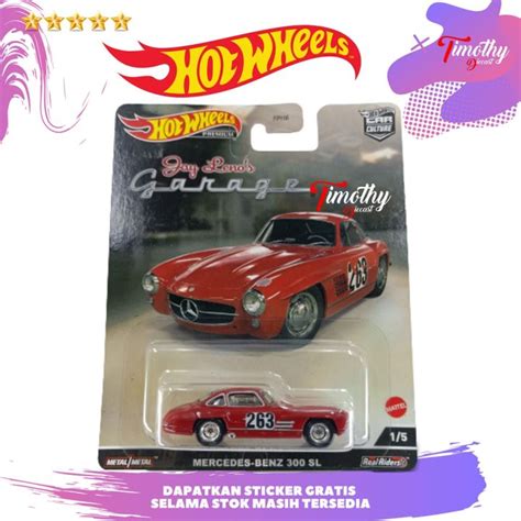 Hot Wheels Premium Mercedes Benz Sl Merah Jay Leno S Garage N Lazada Indonesia