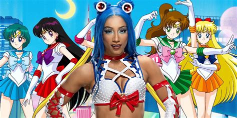 WWE's Sasha Banks Transforms into Sailor Moon in Magical New Fan Art