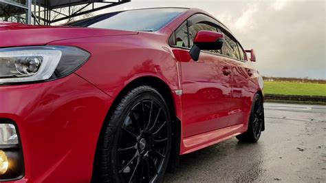 Subaru Wrx Sti In Pure Red Youtube