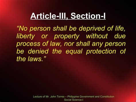 Bill Of Rights Lecture Ppt