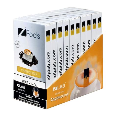 Buy Ziip Cappuccino 4 Pods Ziip Cappuccino 4 Pods Juul Compatible Pods