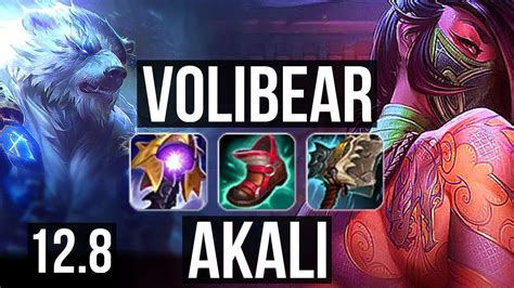 Volibear Vs Akali Top 9 Solo Kills 1400 Games 1 2m Mastery