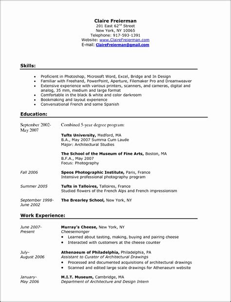 Resume Examples For Job Description Chrsnn