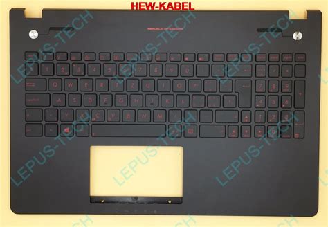 Teclado Sw Switzerland Swiss Retroiluminaci N Para Asus G N N Vb