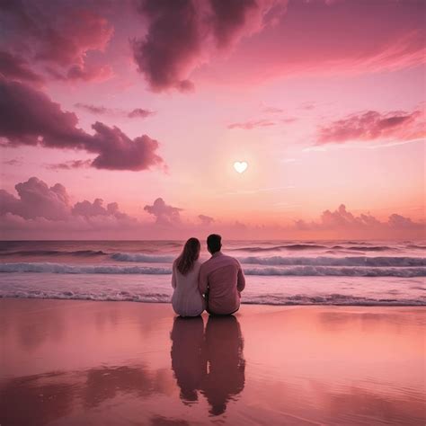 Premium Photo Romantic Sunset