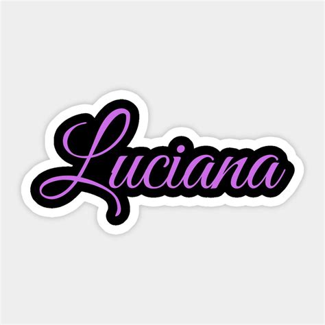 Luciana Girl Name By Simpletondesign Names Girl Names Cool Names