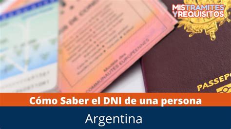 C Mo Saber El Dni De Una Persona Por Nombre Apellido Y M S