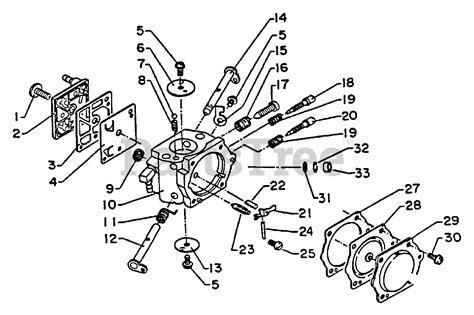 Echo Cs Evl Echo Chainsaw Carburetor Parts Lookup With Diagrams