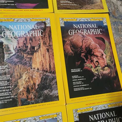 National Geographic Magazine Collection Complete Year Set Of