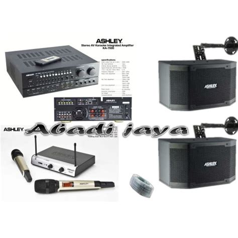 Jual Paket Ashley Ka7000 Dan Speaker Pasif Ashley K2310 10inch Voice1