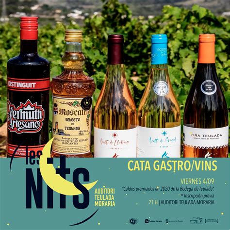 Gastro Vins Cata De Vinos Les Nits Del Auditori Teulada Moraira