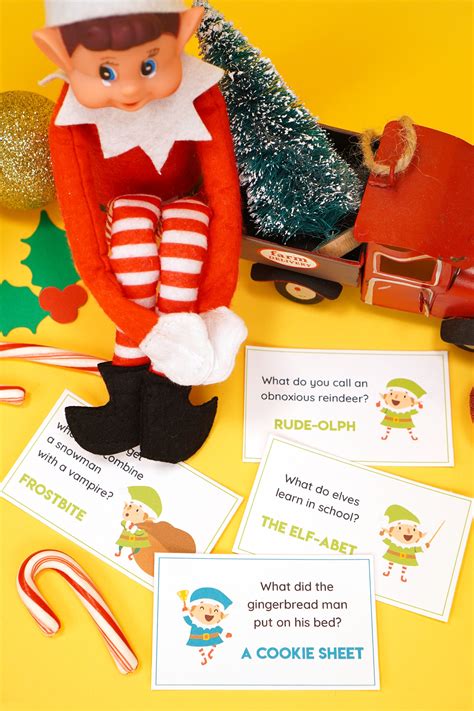 Elf on the Shelf Printable Notes & Jokes - Happiness is Homemade