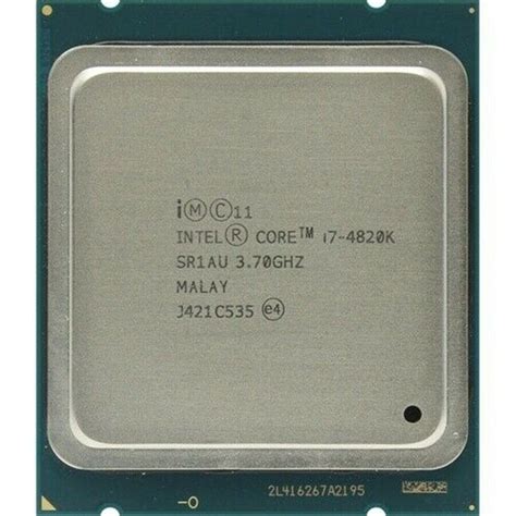 Intel I7-4820k CPU Quad-core 8-T 3.7ghz 10MB SR1AU 130W LGA2011 ...