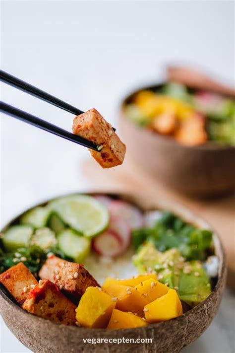 Vegan Poke Bowl Recipe The Hawaiian Plant Based Hype Vegan Recipes