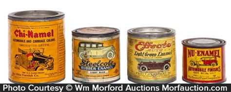 Vintage Auto Paint Cans • Antique Advertising