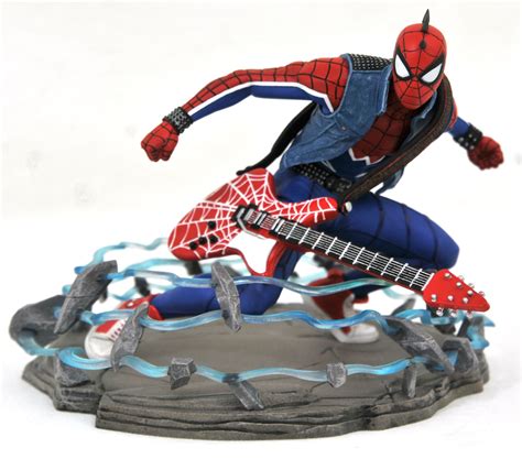 Gamestop Exclusive Marvel Gallery Spider Punk And Ps4 Spider Man Pvc