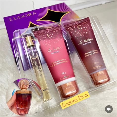 Kit Eudora La Victorie Intense Eau De Parfum Mini Itens Shopee Brasil