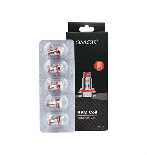 SMOK RPM 0 6 Ohm Triple Coils 5 Pack GWAM Pk