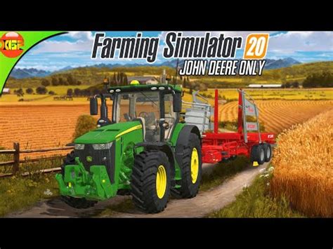 John Deere Farm FS20 22 Making Straw Bales For Money Farming